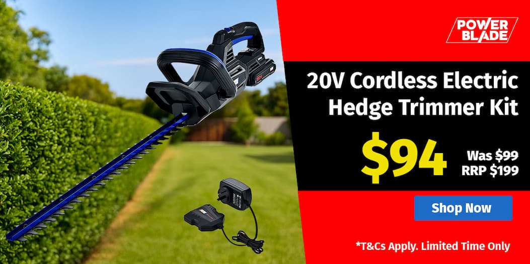 20V Cordless Electric Hedge Trimmer Kit