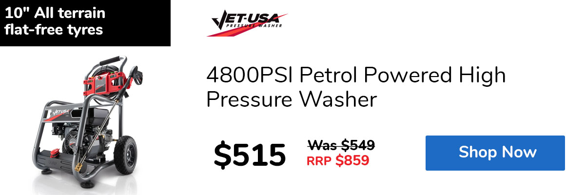 4800PSI Petrol Powered High Pressure Washer