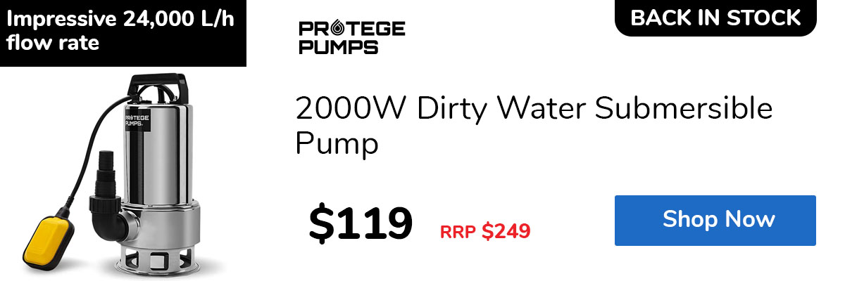 2000W Dirty Water Submersible Pump