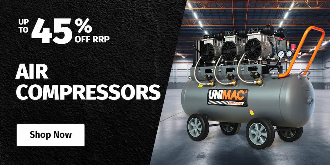 AIR COMPRESSORS UP TO 45% OFF RRP