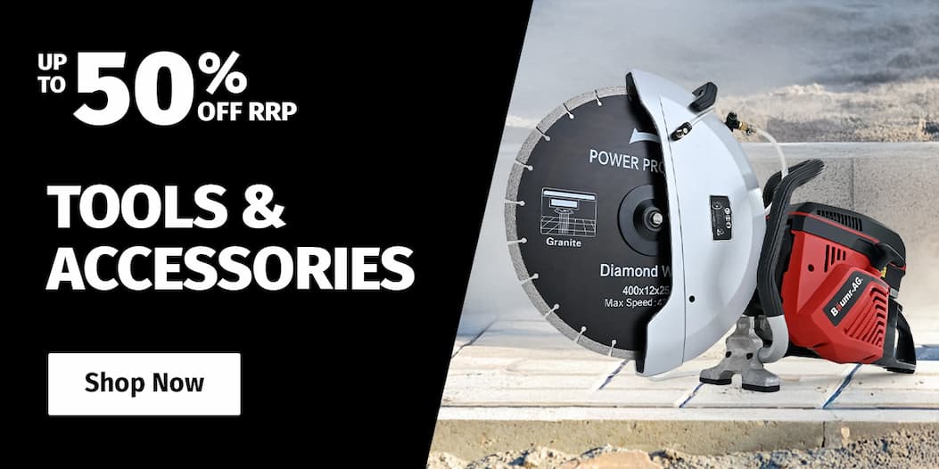 TOOLS & ACCESSORIES UP TO 50% OFF RRP