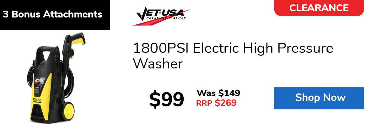 1800PSI Electric High Pressure Washer