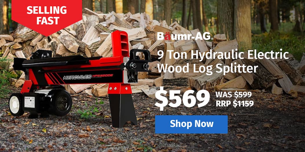 BAUMR-AG 9 Ton Hydraulic Electric Wood Log Splitter