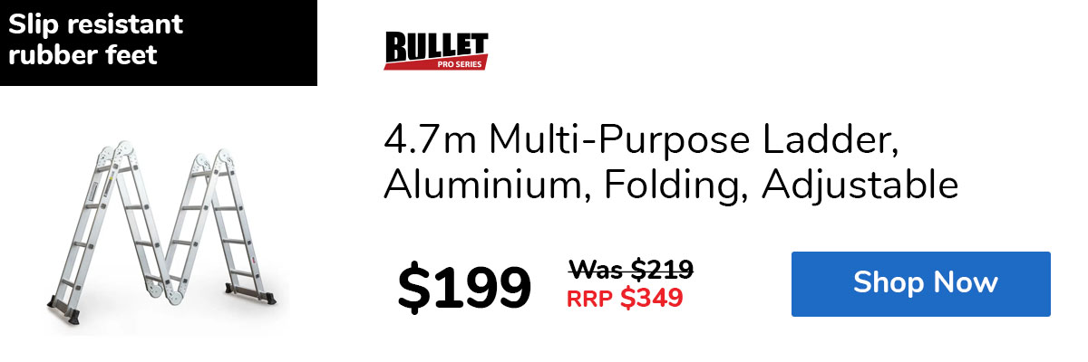 4.7m Multi-Purpose Ladder, Aluminium, Folding, Adjustable
