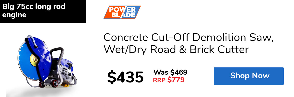 Concrete Cut-Off Demolition Saw, Wet/Dry Road & Brick Cutter