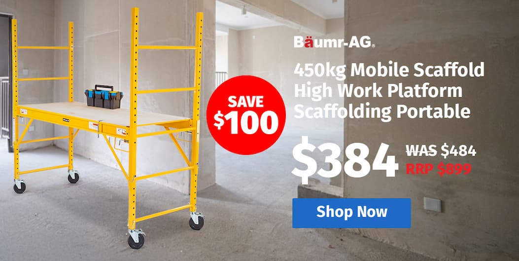 Baumr-AG 450kg Mobile Scaffold High Work Platform Scaffolding Portable
