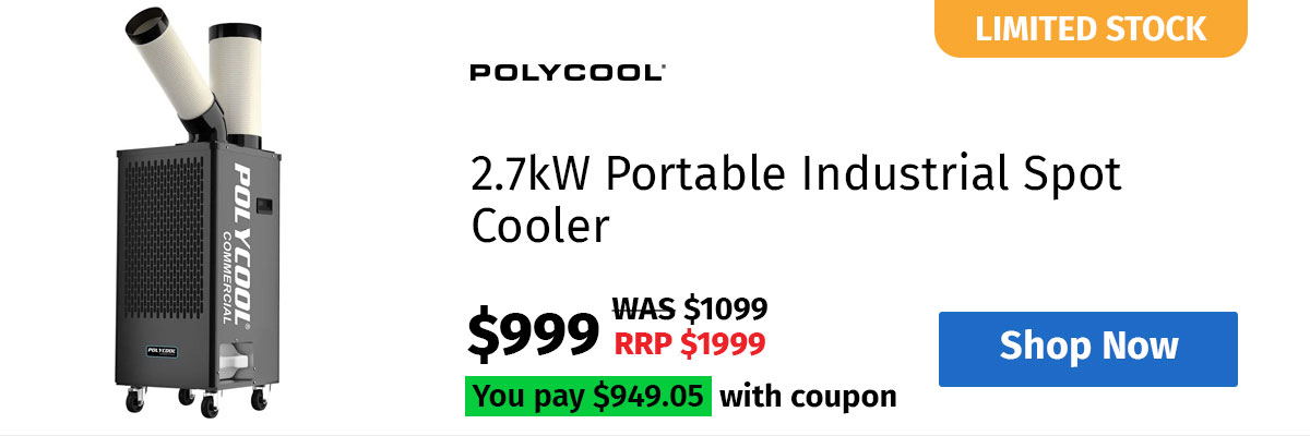 POLYCOOL 2.7kW Portable Industrial Spot Cooler