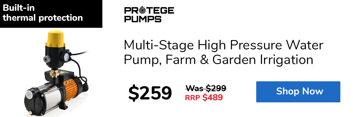 Multi-Stage High Pressure Water Pump, Farm & Garden Irrigation