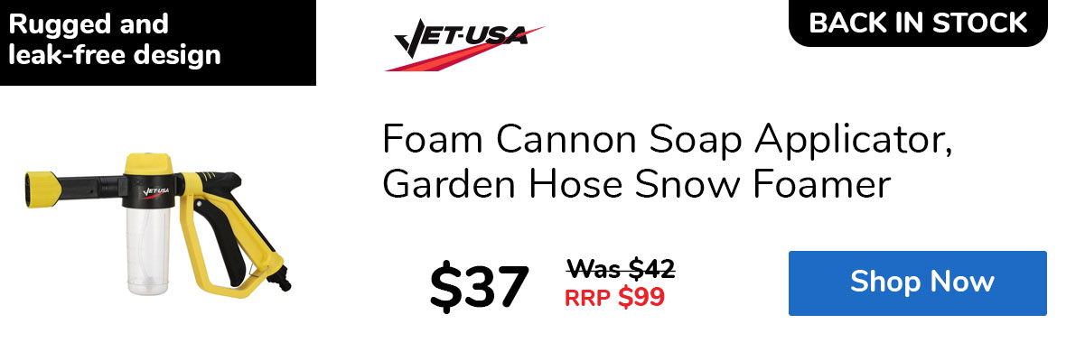 Foam Cannon Soap Applicator, Garden Hose Snow Foamer