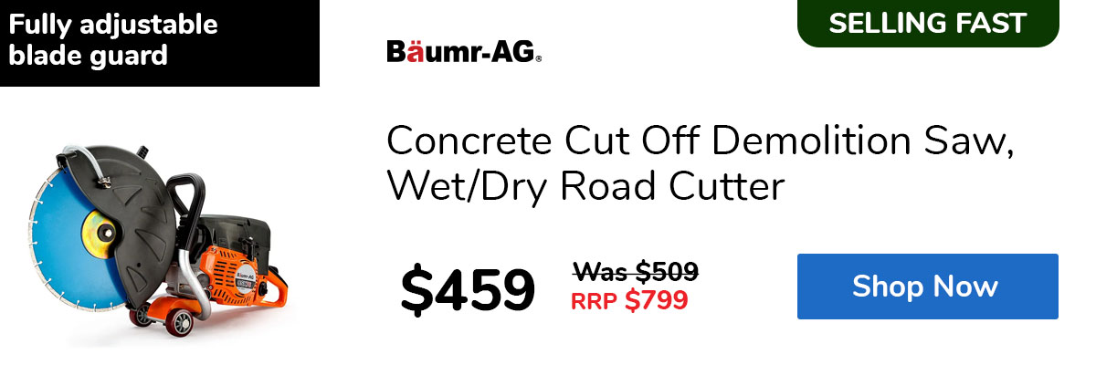 Concrete Cut Off Demolition Saw, Wet/Dry Road Cutter