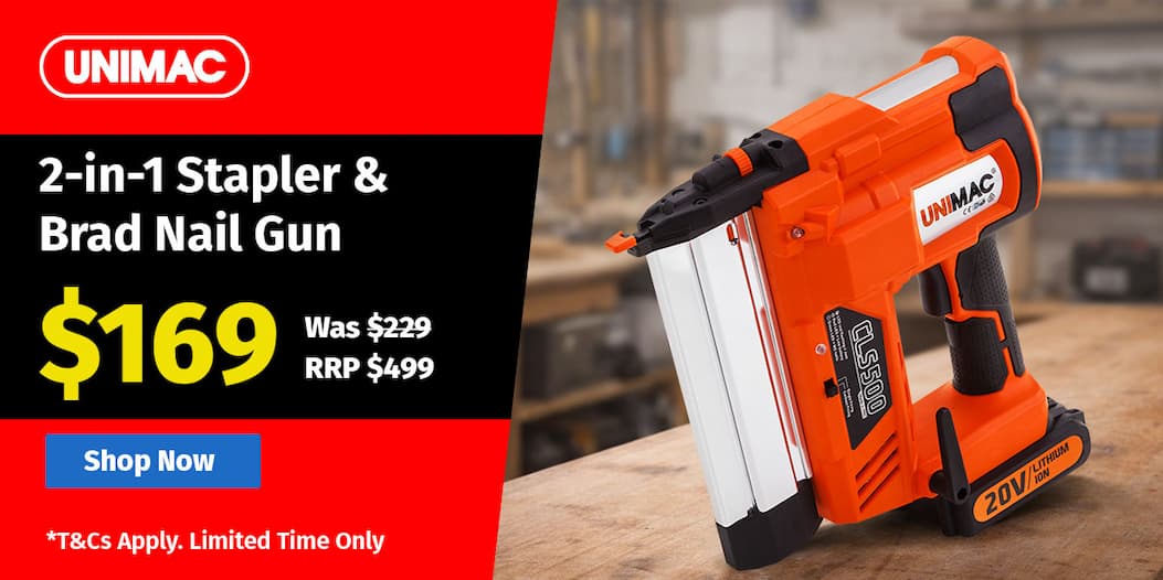 2-in-1 Stapler & Brad Nail Gun