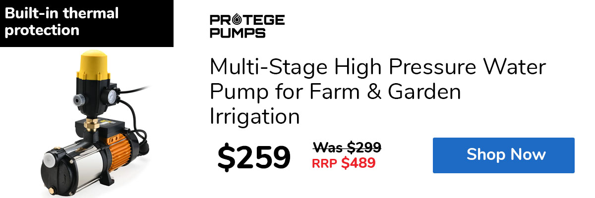 Multi-Stage High Pressure Water Pump for Farm & Garden Irrigation