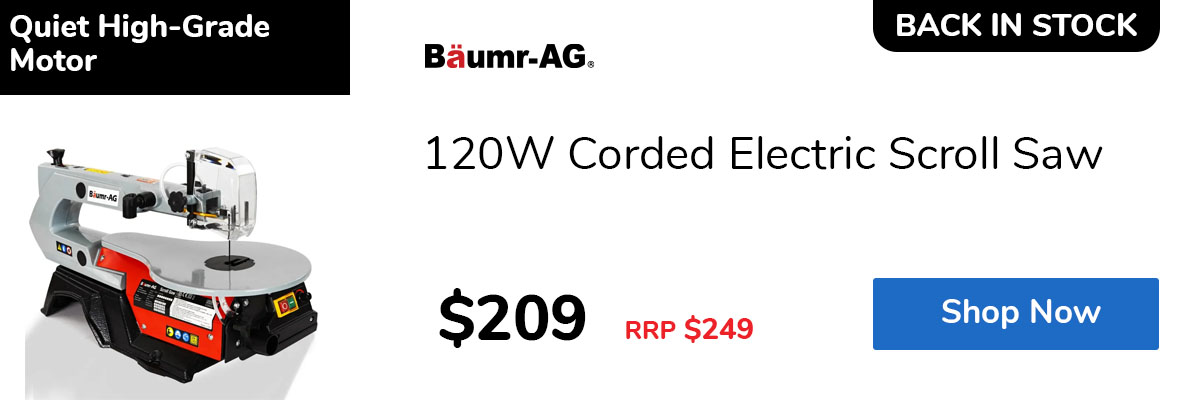 Baumr-AG 120W Corded Electric Scroll Saw- SS16 Series II