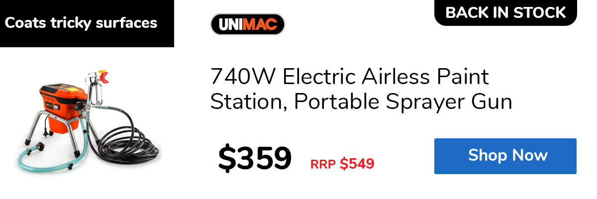 740W Electric Airless Paint Station, Portable Sprayer Gun