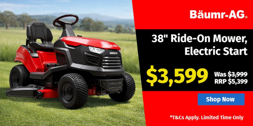38" Ride-On Mower, Electric Start