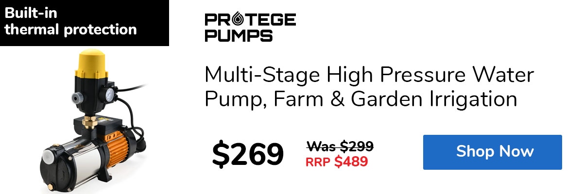 Multi-Stage High Pressure Water Pump, Farm & Garden Irrigation