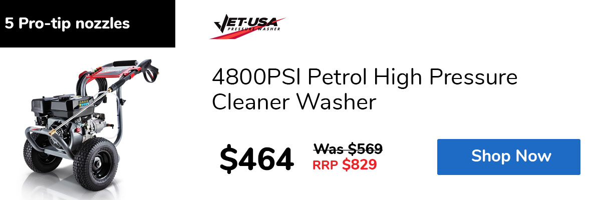 4800PSI Petrol High Pressure Cleaner Washer