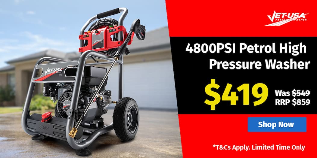 4800PSI Petrol High Pressure Washer
