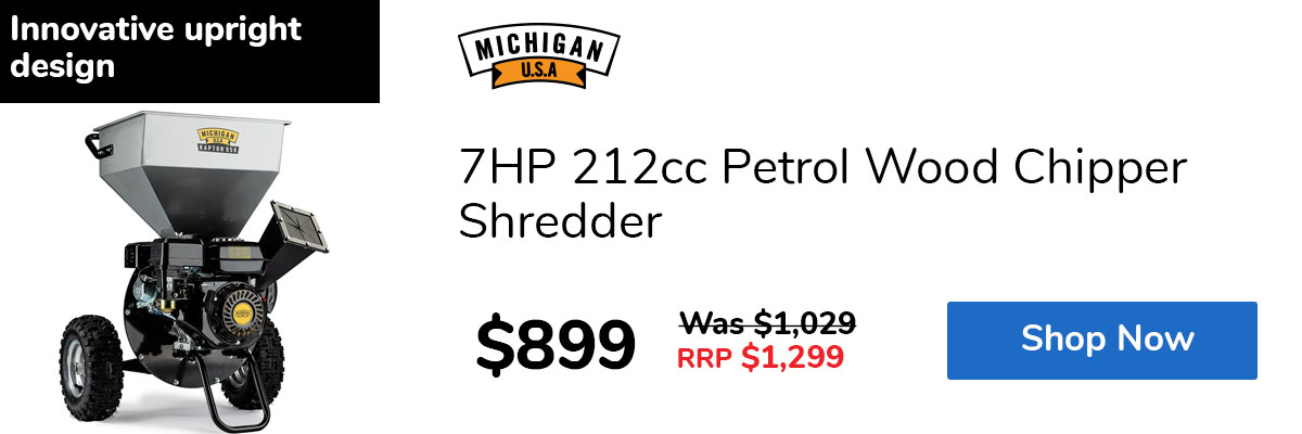 7HP 212cc Petrol Wood Chipper Shredder