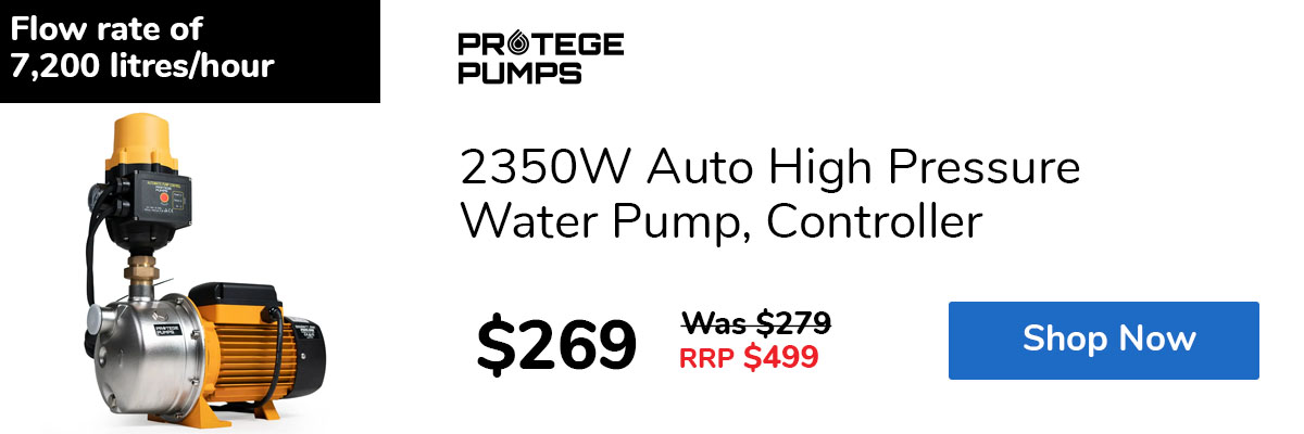 2350W Auto High Pressure Water Pump, Controller