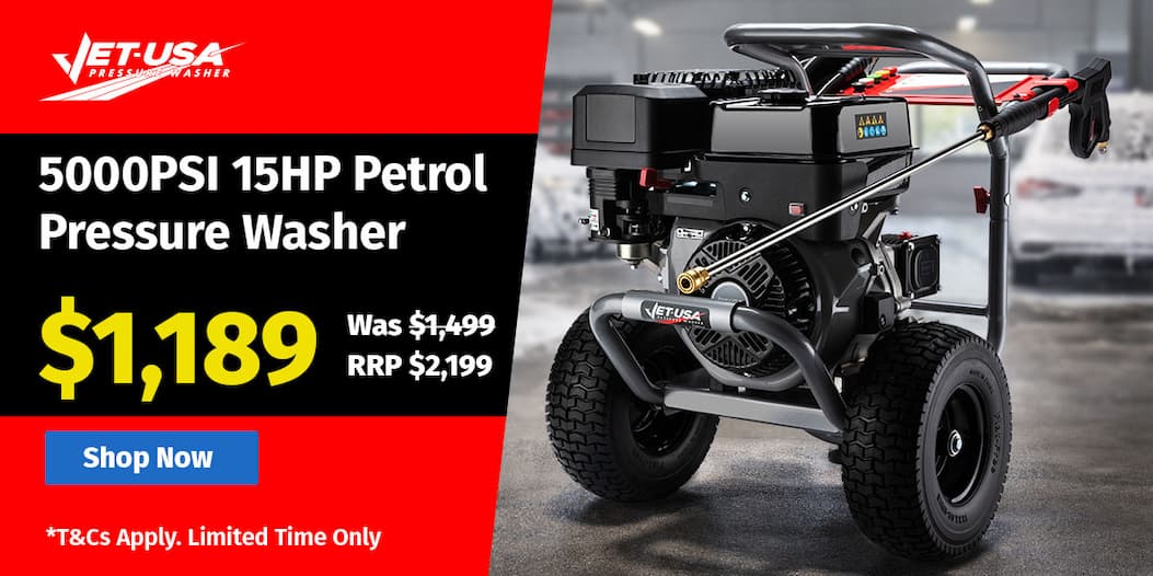 5000PSI 15HP Petrol Pressure Washer