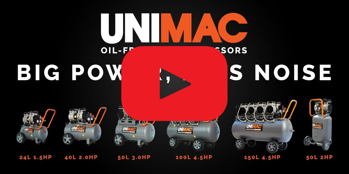 Unimac Silent Air Compressors: Big Power, Less Noise