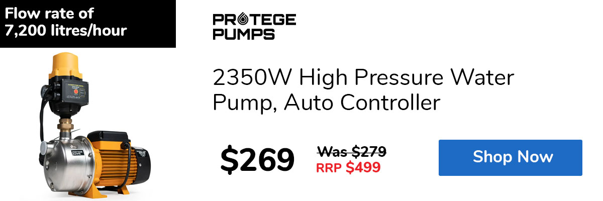2350W High Pressure Water Pump, Auto Controller