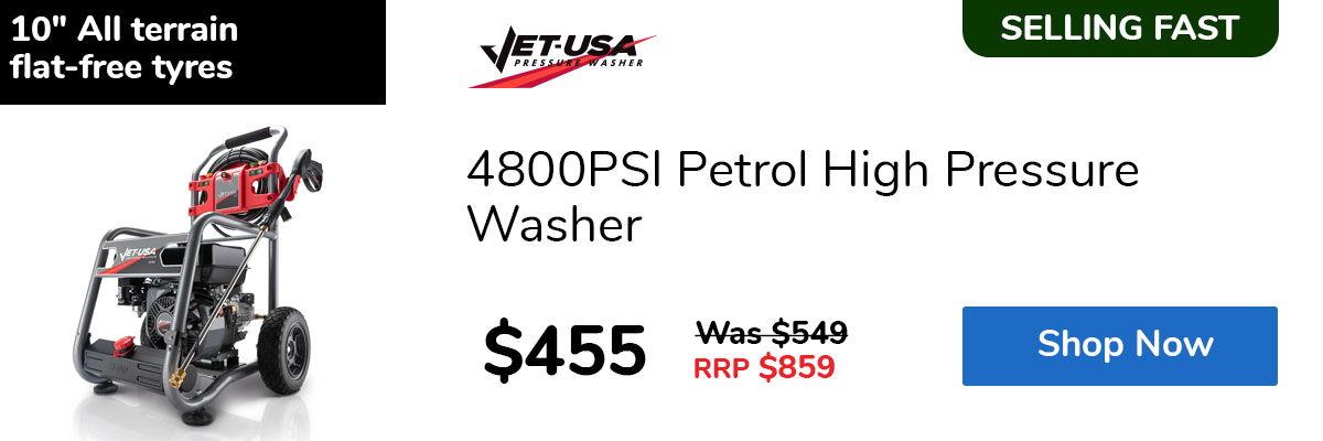 4800PSI Petrol High Pressure Washer