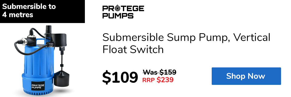 Submersible Sump Pump, Vertical Float Switch