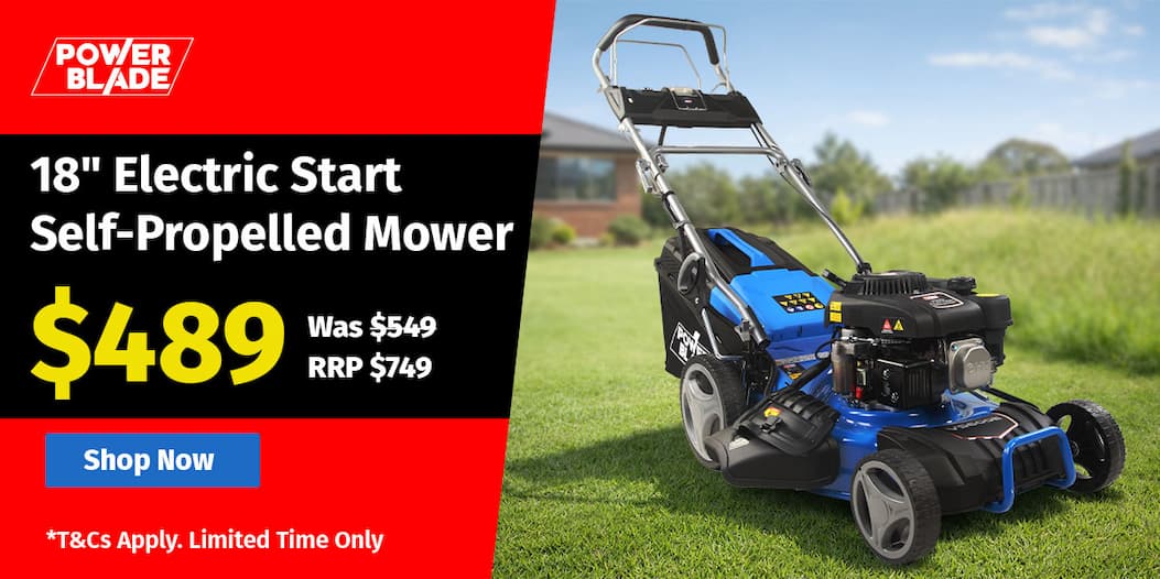 18" Electric Start Self-Propelled Mower