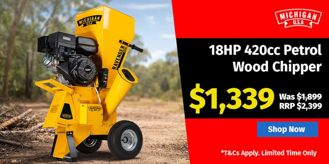 18HP 420cc Petrol Wood Chipper