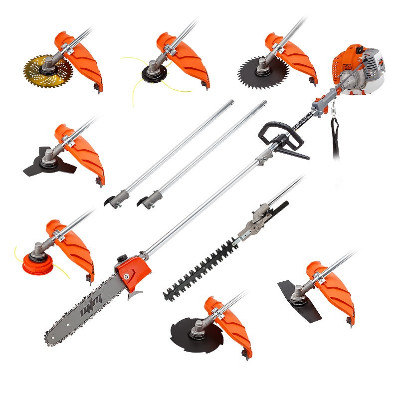 Image of MTM 62CC Pole Chainsaw Hedge Trimmer Saw Brush Cutter Whipper Snipper Multi Tool
