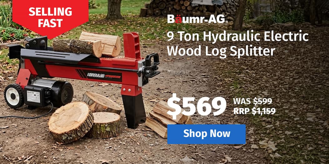 9 Ton Hydraulic Electric Log Splitter