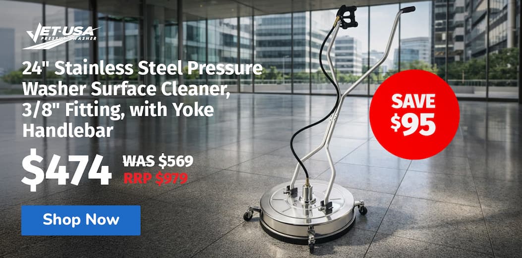 24" Stainless Steel Pressure Washer