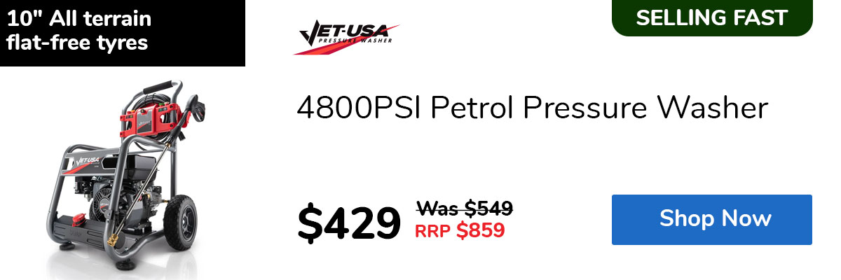 4800PSI Petrol Pressure Washer