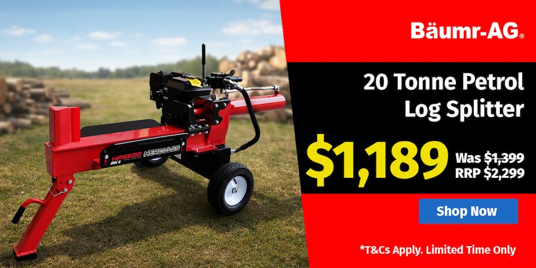 20 Tonne Petrol Log Splitter