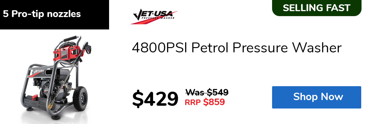 4800PSI Petrol Pressure Washer