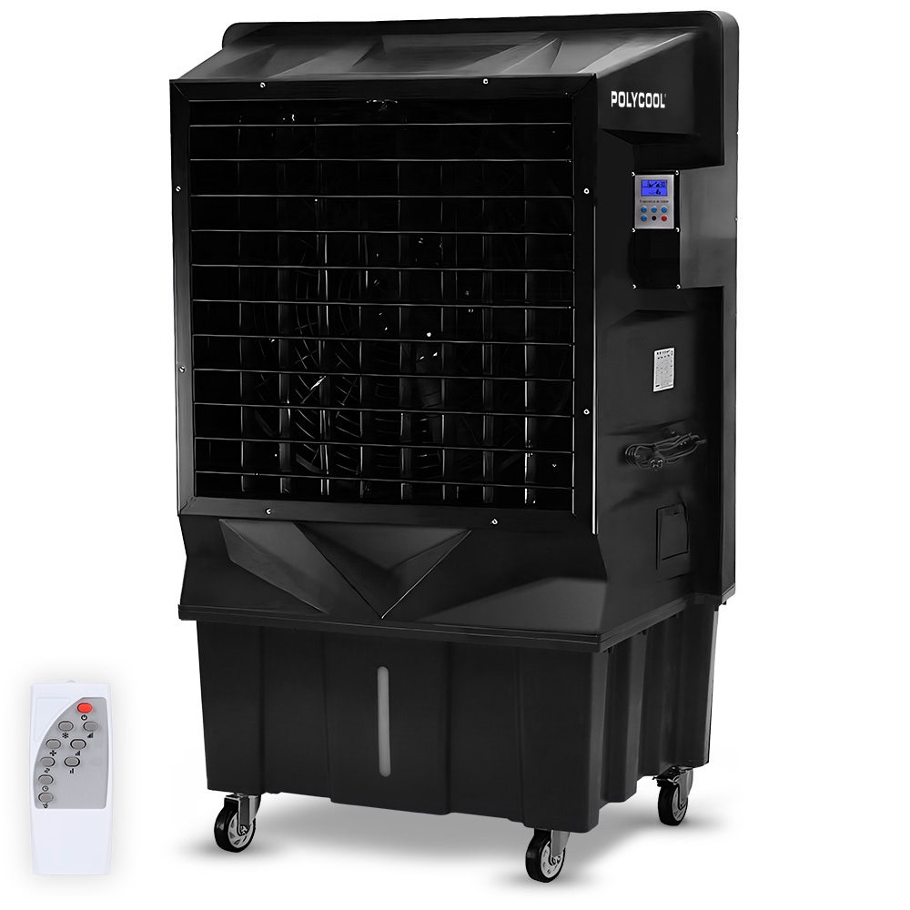 Image of POLYCOOL 130L 750W Evaporative Air Cooler, Commercial Industrial Grade, Remote Control, Purifier, Fan