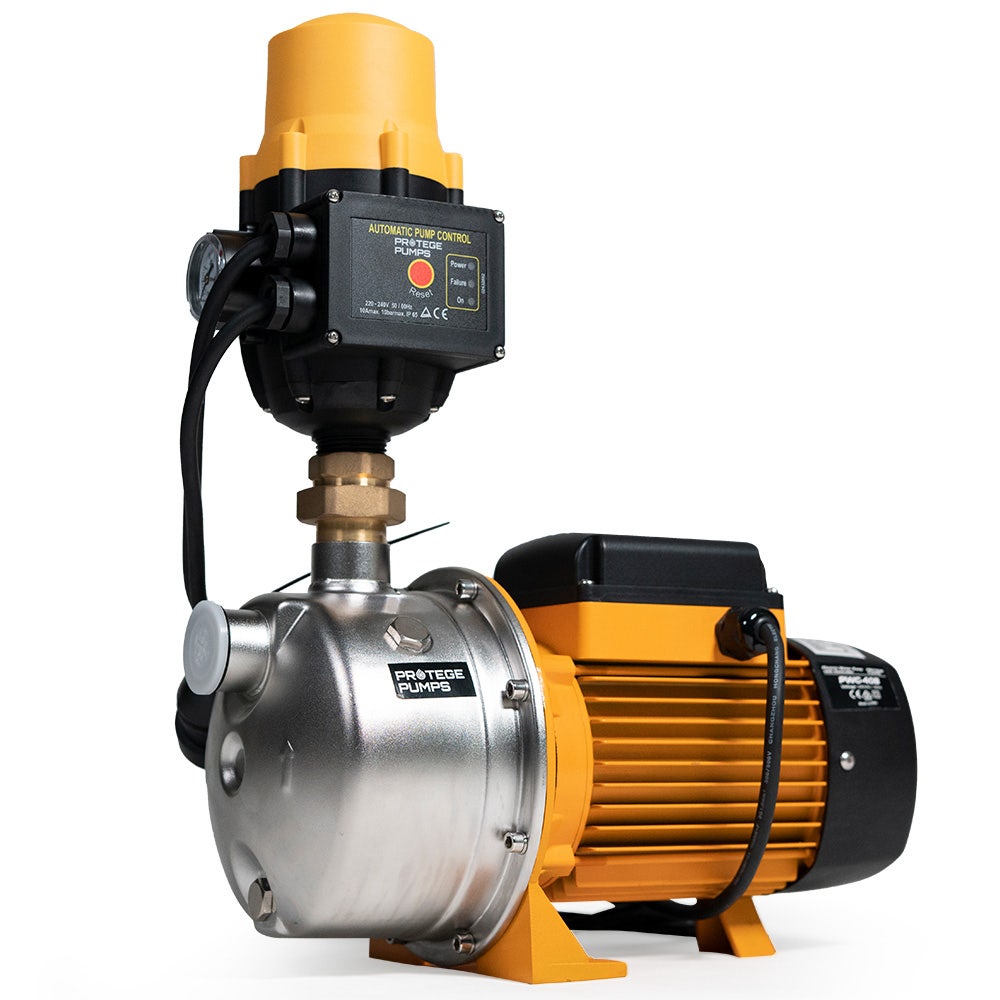 Image of PROTEGE 2350W Automatic High Pressure Water Jet Pump, with Auto Digital Controller, for Rainwater Tank, Grey Water, Irrigation