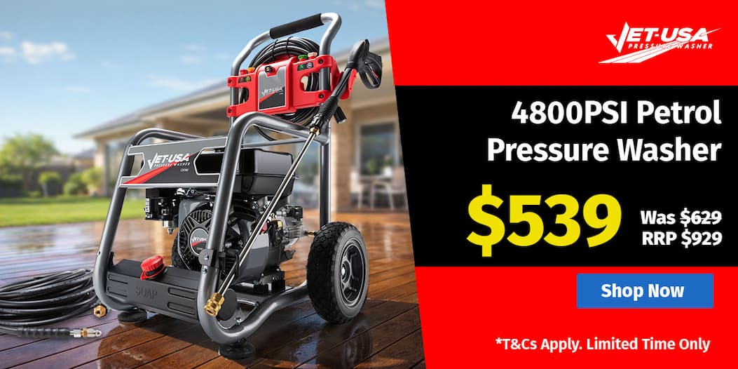 4800PSI Petrol Pressure Washer