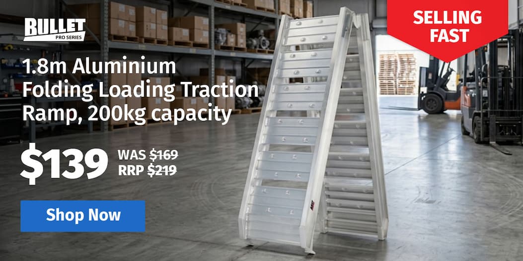 1.8m Aluminium Folding Loading Traction Ramp
