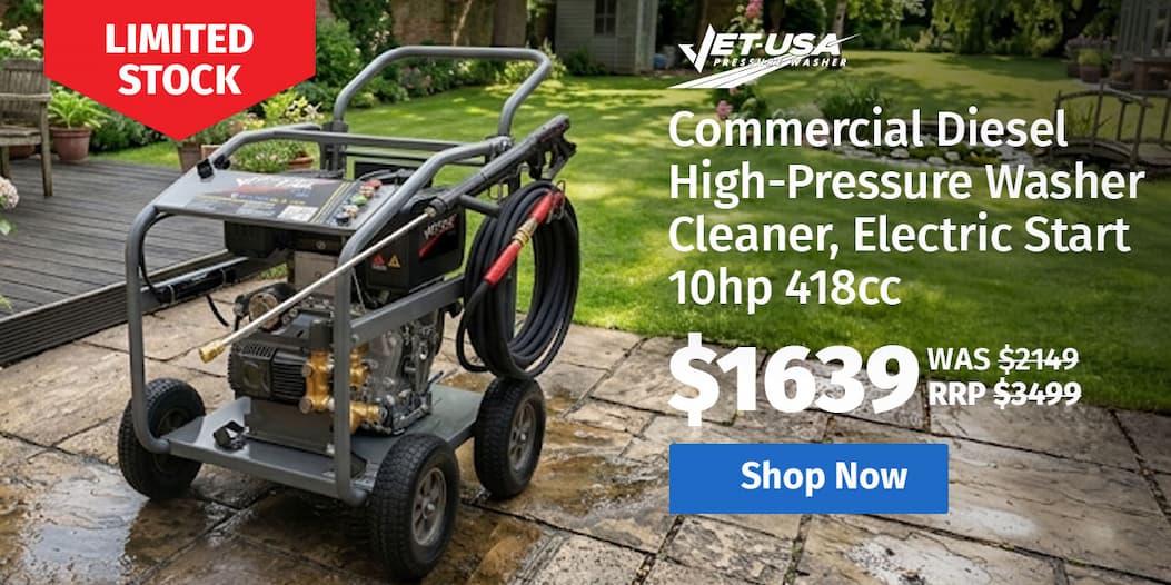Commercial Diesel High-Pressure Washer