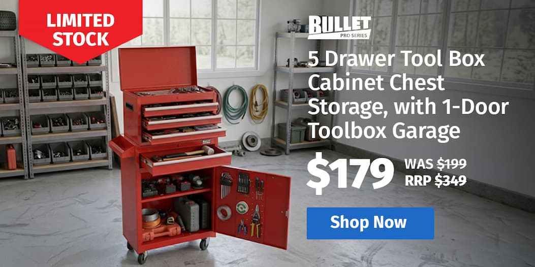 5 Drawer Tool Box Cabinet