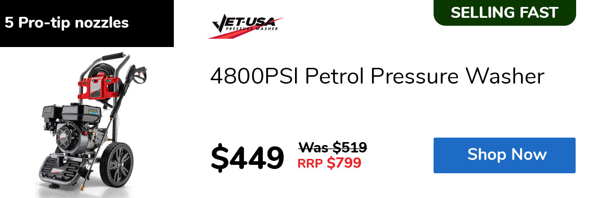 4800PSI Petrol Pressure Washer