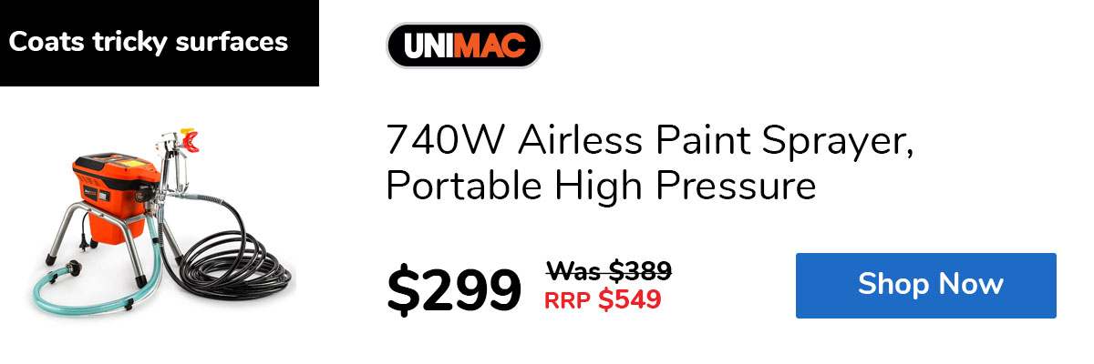 740W Airless Paint Sprayer, Portable High Pressure