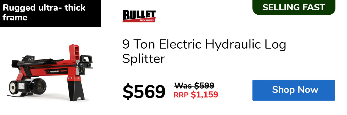 9 Ton Electric Hydraulic Log Splitter