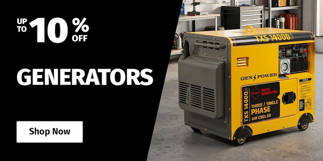 GENERATORS UP TO 10% OFF