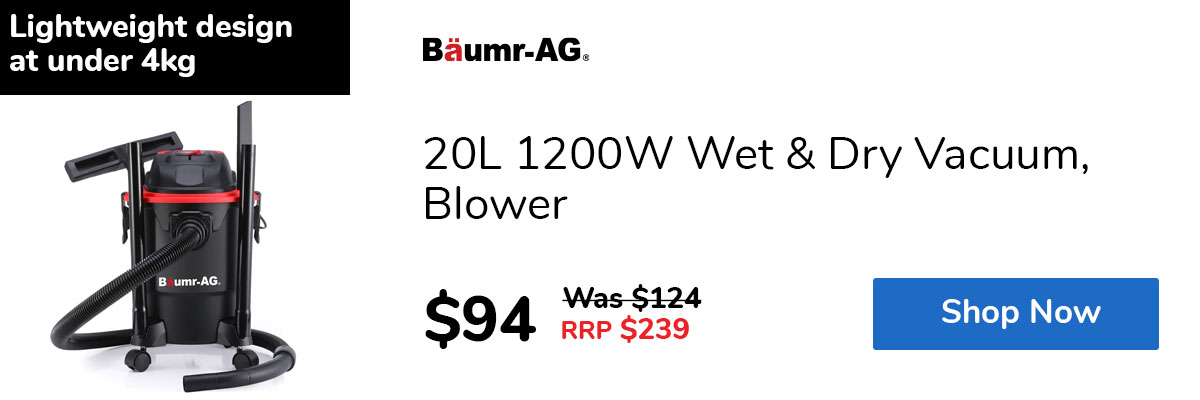 20L 1200W Wet & Dry Vacuum, Blower