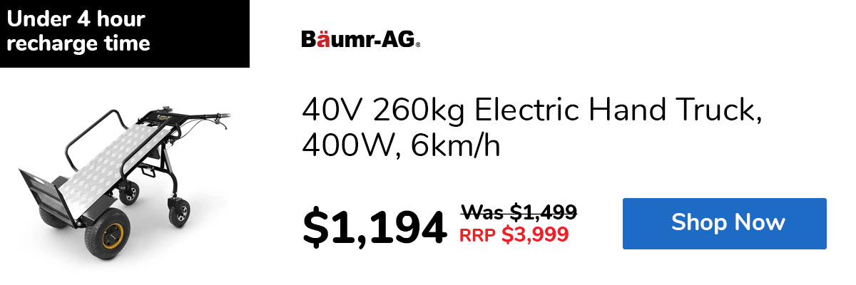 40V 260kg Electric Hand Truck, 400W, 6km/h