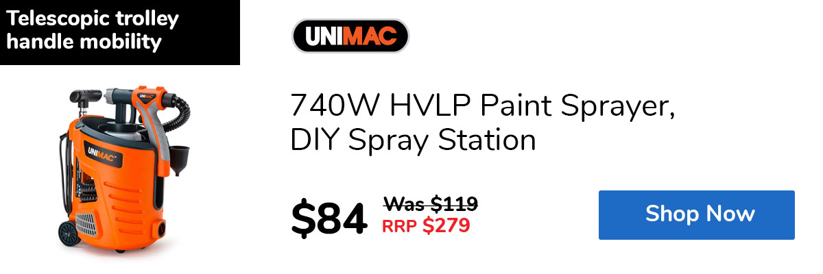 740W HVLP Paint Sprayer, DIY Spray Station
